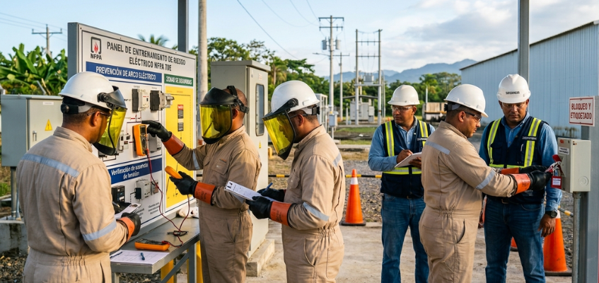  Cursos de Riesgo Eléctrico NFPA 70E en Panamá